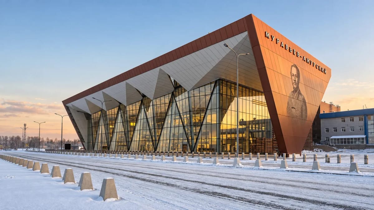 Терминал аэропорта Благовещенска